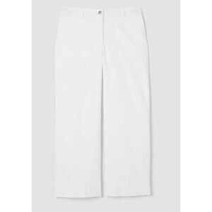 Eileen Fisher white crop stretch cotton jean size large